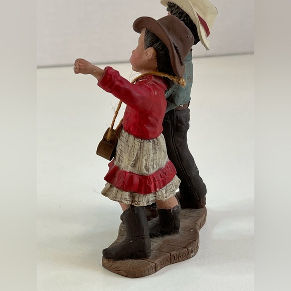 Sarah’s Attic Figurine Sally Booba and Jack Boy Saturday Night Roundup 1994 - Picture 5 of 16